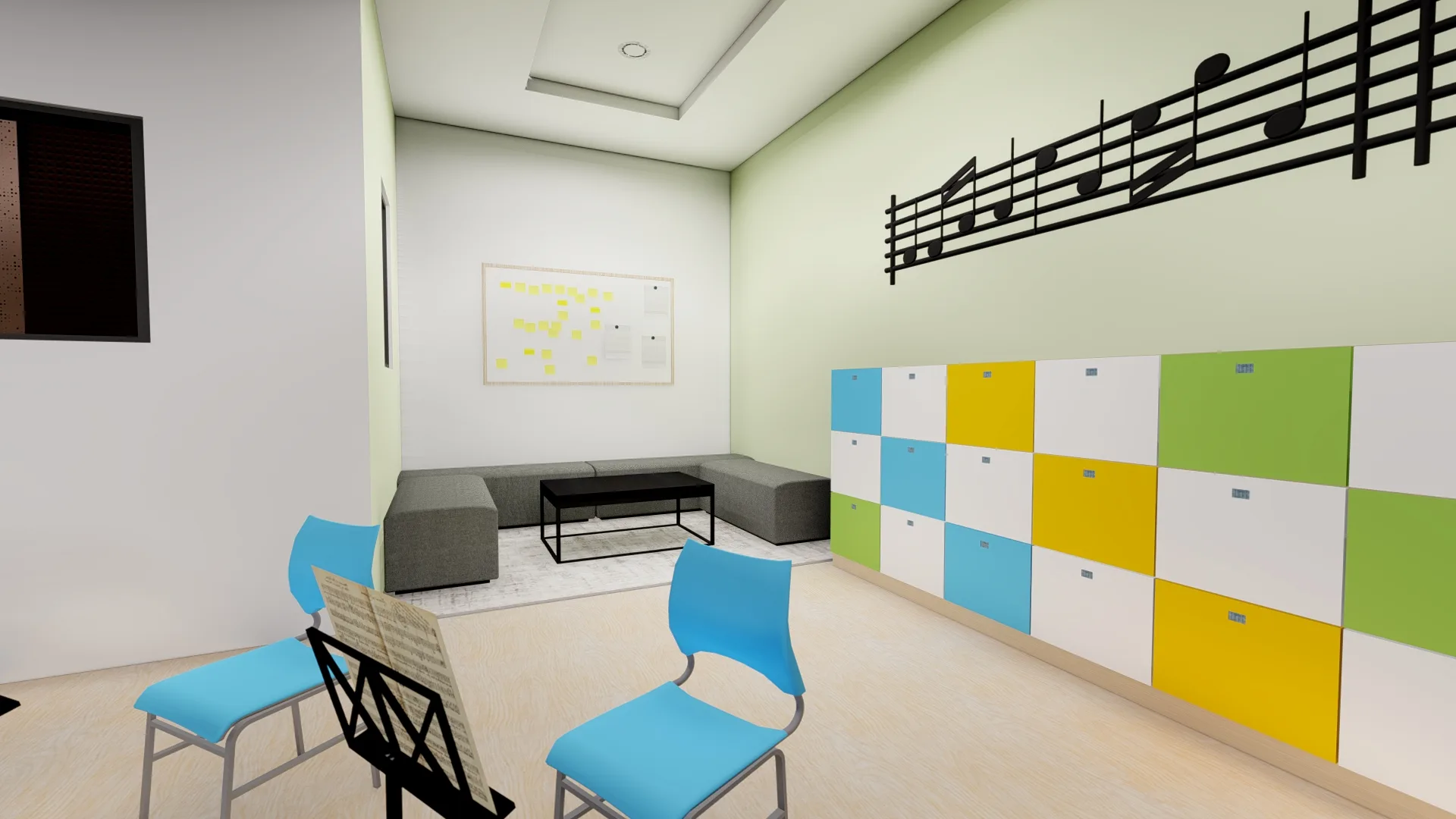 Desain Peredam Ruang Studio Musik