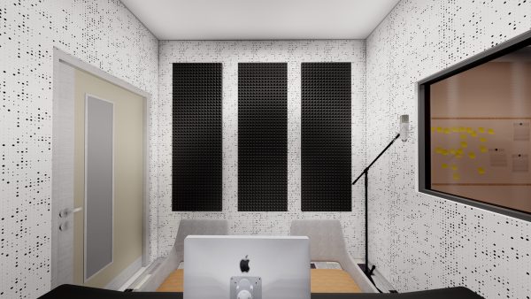 desain Ruang Kontrol Studio Musik Kedap Suara