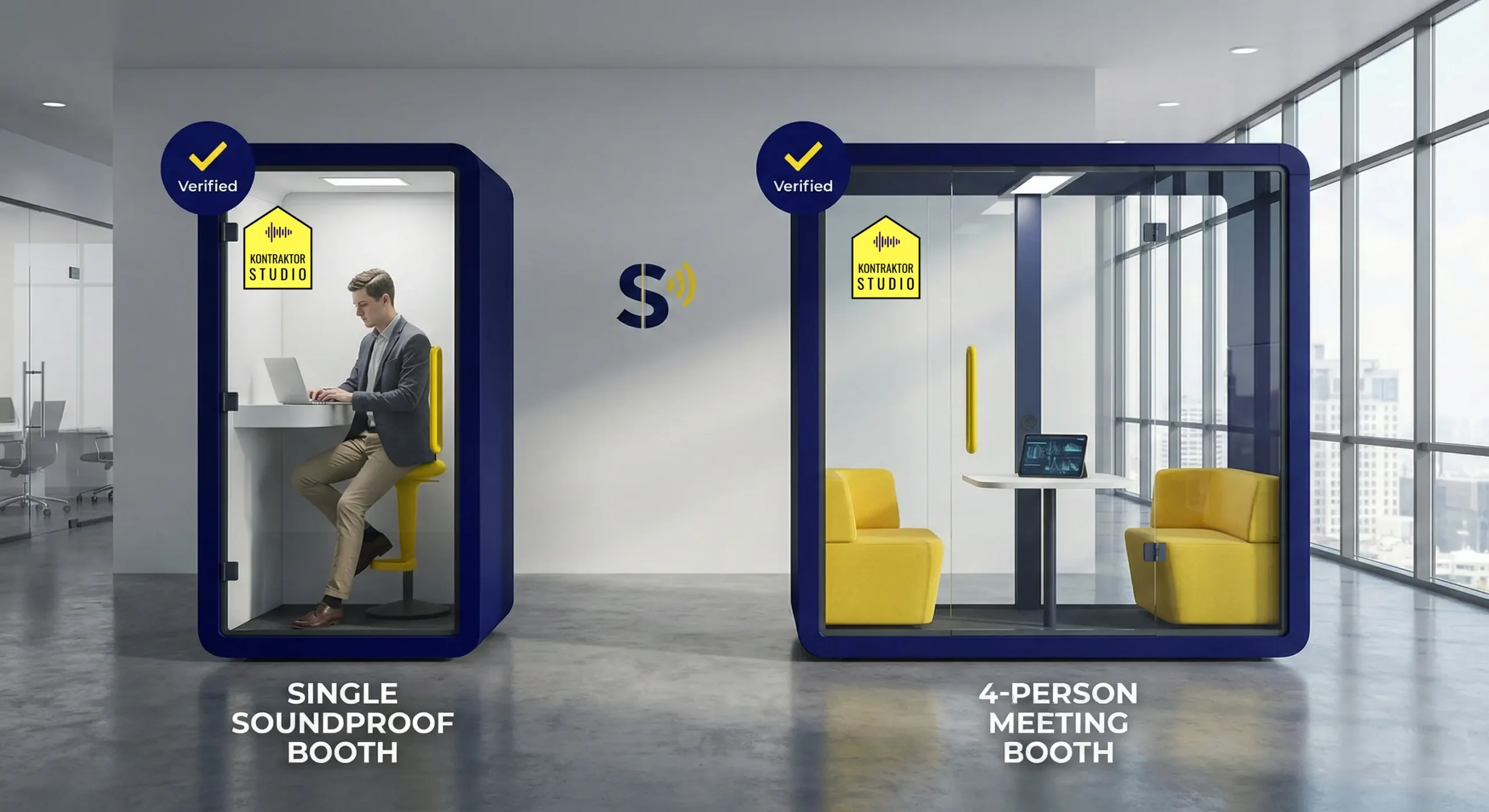 Custom Soundproof Booth Telephone Kedap Suara Indonesia - Isolasi Akustik 45+ dB dengan Material Premium